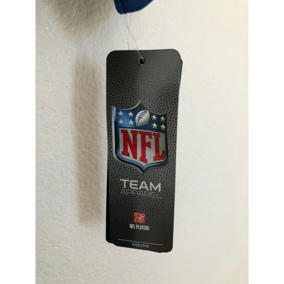 NFL Team Apparel Indianapolis Colts Andrew Luck Blue Short Sleeve Jersey Boy's S - Picture 7 of 8